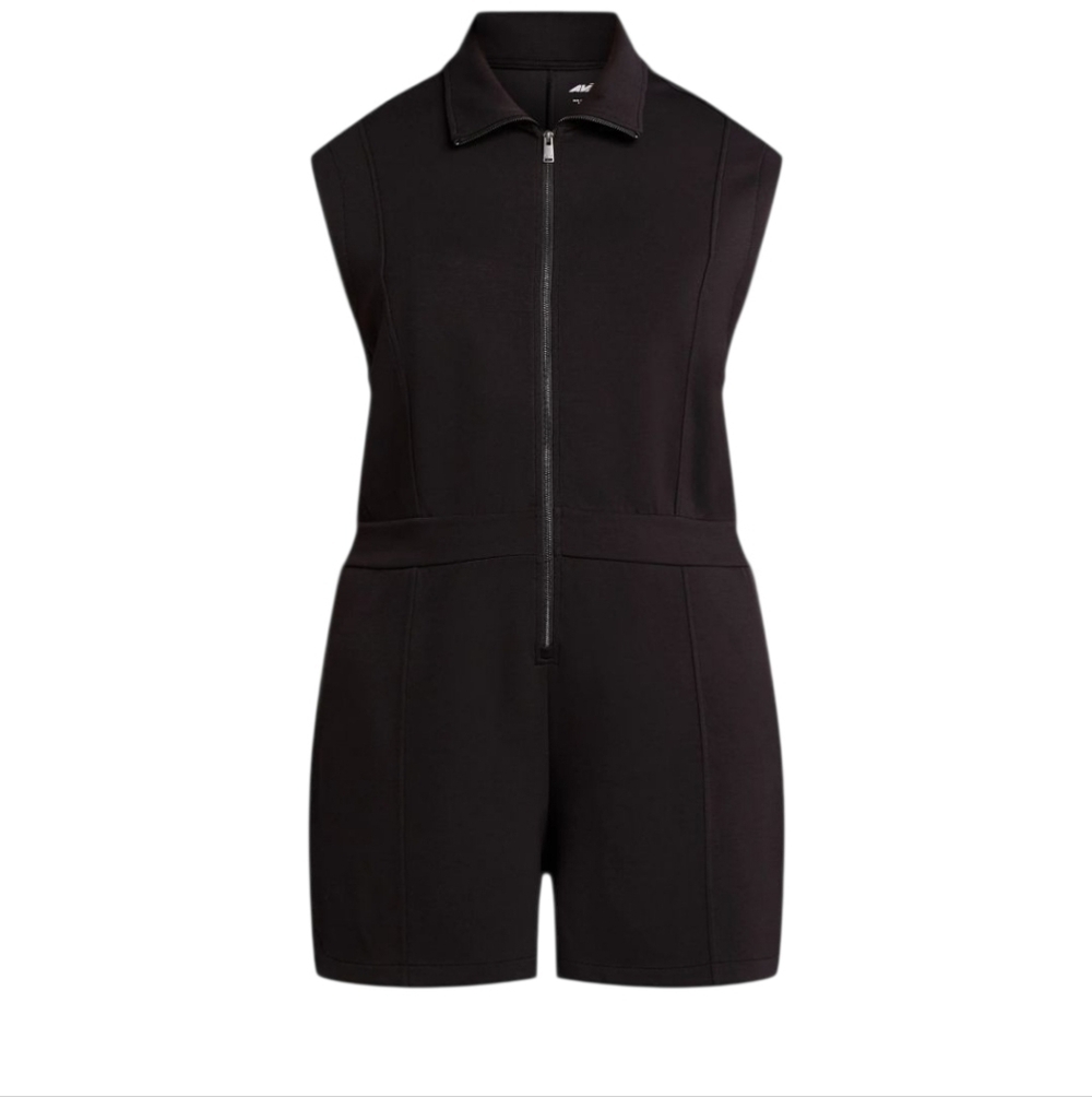 NWT Avia Black Avia XL Romper Pockets - Picture 4 of 5